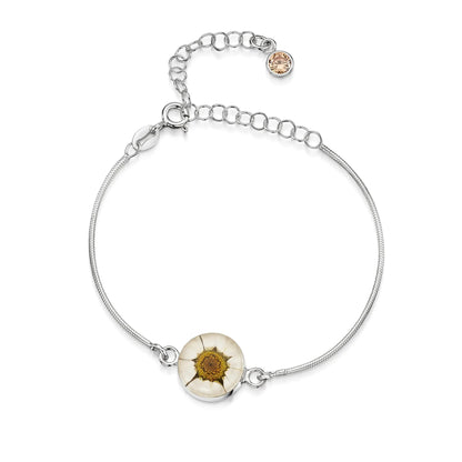 Personalisierte Blumenarmbänder aus Sterlingsilber mit Geburtssteinen | Shrieking Violet®