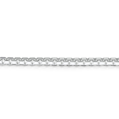 Vergeet-Mij-Niet Druppel Hanger Ketting in Zilver Sterling