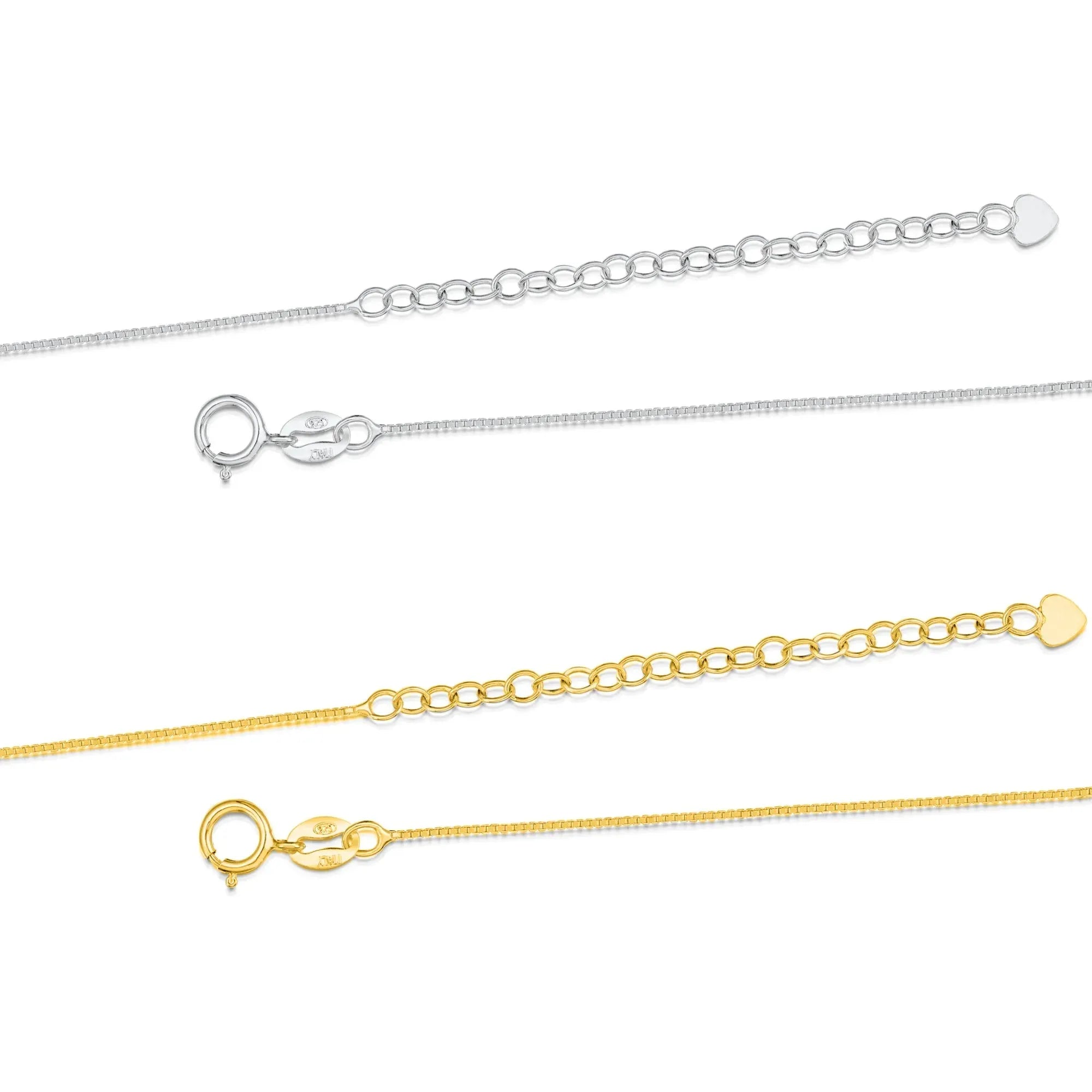 Klaverbloemketting van Shrieking Violet® Sterling zilveren ovale hanger handgemaakt met een enkele mini Euphorbia milii