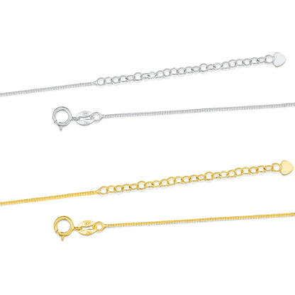 Klaverbloemketting van Shrieking Violet® Sterling zilveren ovale hanger handgemaakt met een enkele mini Euphorbia milii